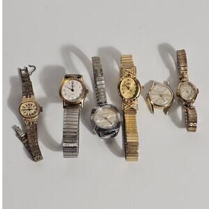 Lot of 6 Womens Vintage Watches